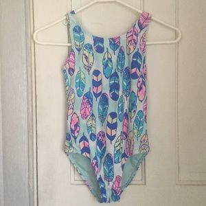 WONDER NATION Feather Swim suit